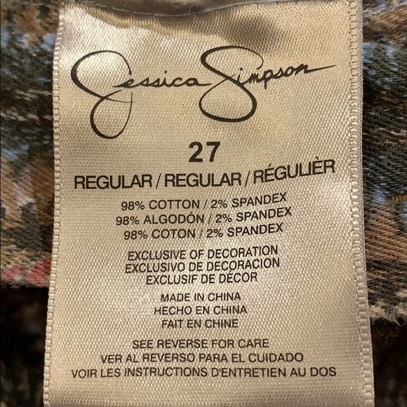 Jessica Simpson Kiss Me Jeggings Size 27 - Picture 4 of 7